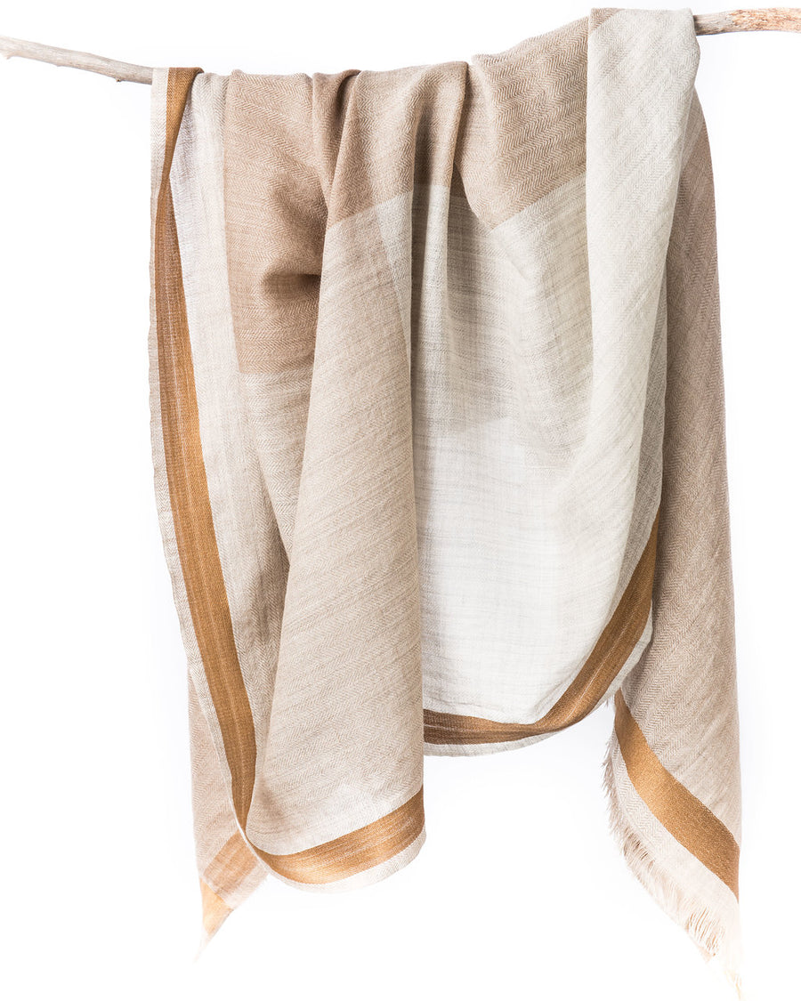 Tribute Woolen Scarf - Natural